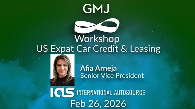 US Expat Car Credit and Leasing GMJ Workshop Feb 2026 - with International Autosource - Global Mobility HR Event Online