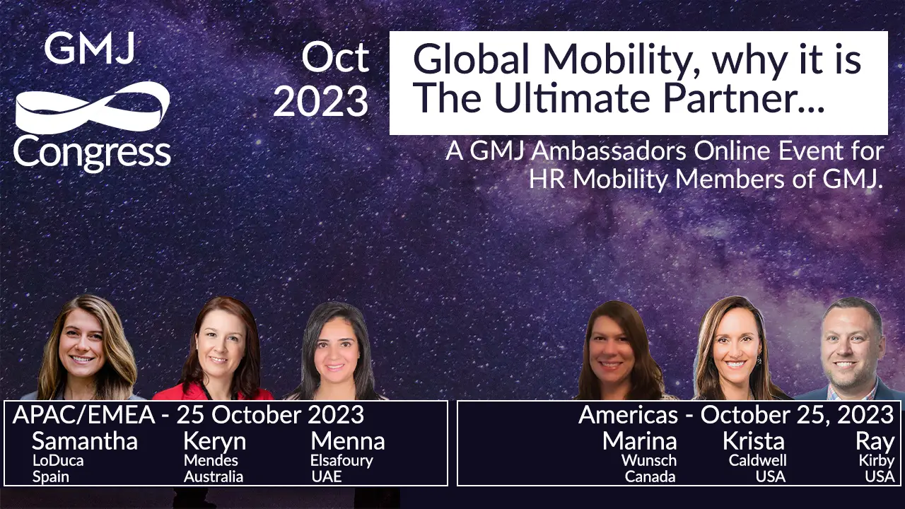 GMJ Congress Sept 2023 - Global Mobility HR Event Online