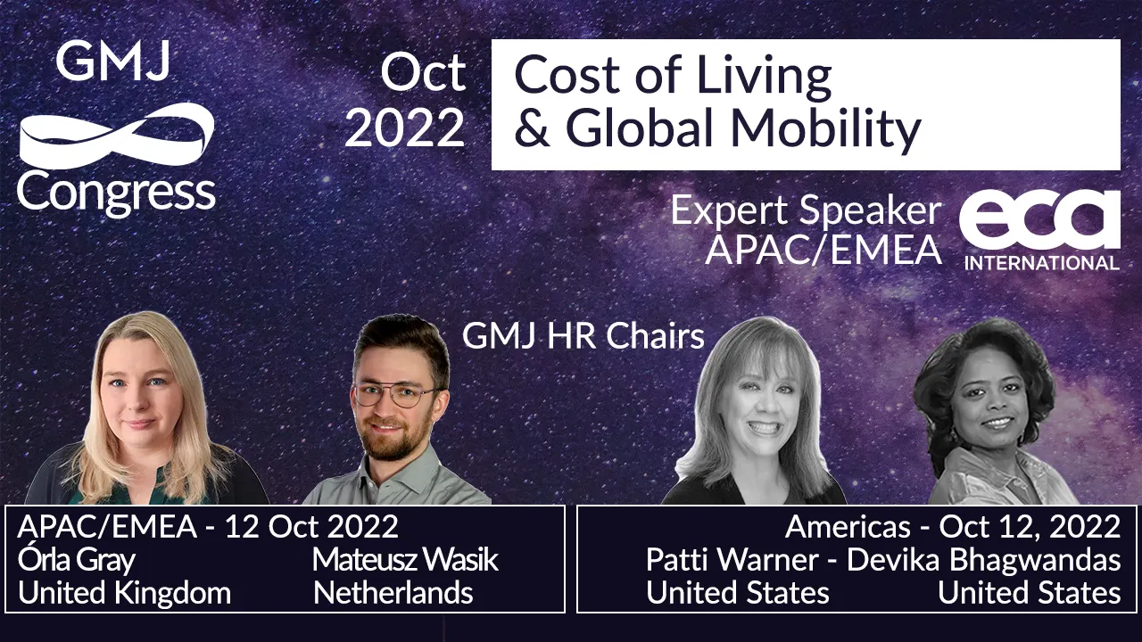 APAC-EMEA GMJ Congress Oct 2022 - Global Mobility & Cost of Living ...